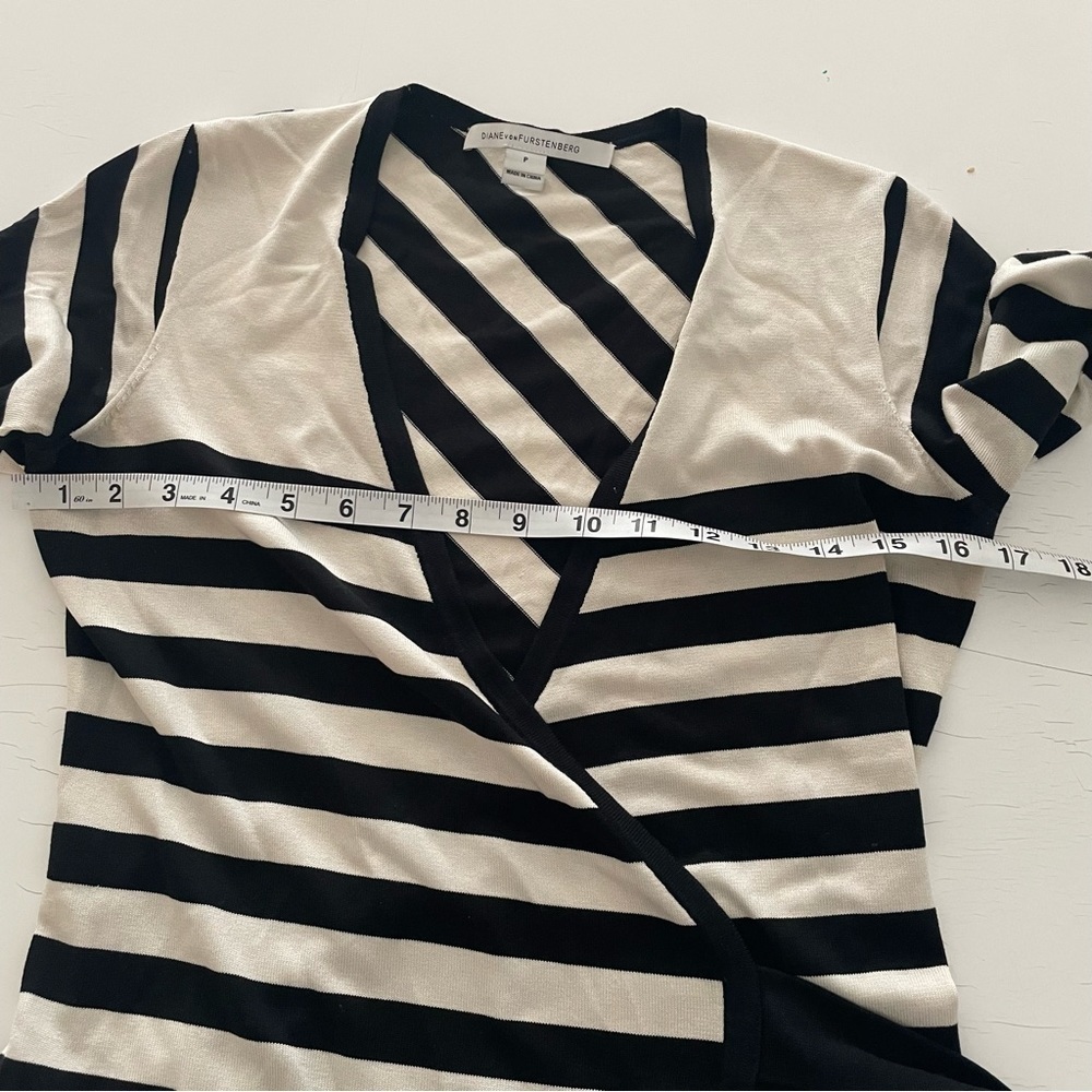 Diane Von Furstenberg Ballerina Two Stripe Wrap BALLERINA WRAP - Picture 6 of 11